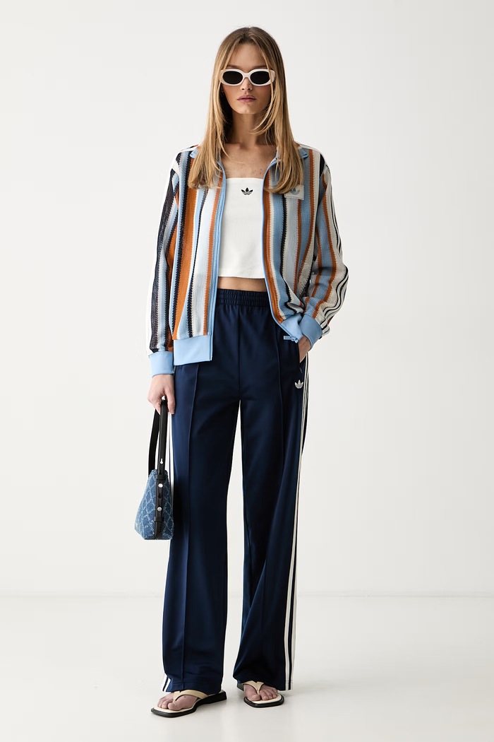 adidas Originals bluza rozpinana damska KX9473 niebieski SS26