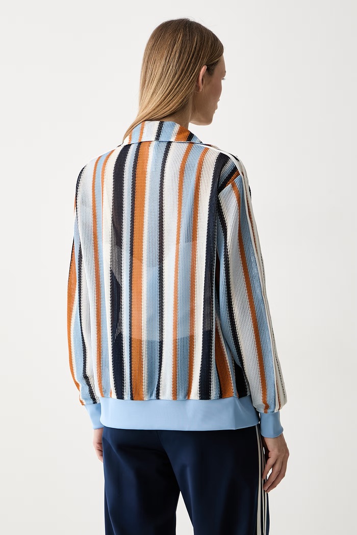 Odzież adidas Originals bluza rozpinana damska KX9473 niebieski