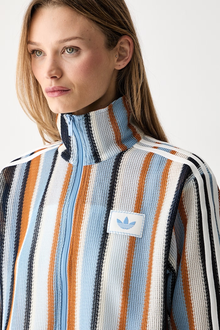 adidas Originals bluza rozpinana damska niebieski KX9473