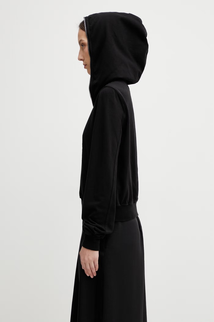 Bavlněná mikina Rick Owens DRKSHDW Small Gimp DS01F4246.RIG černá SS26