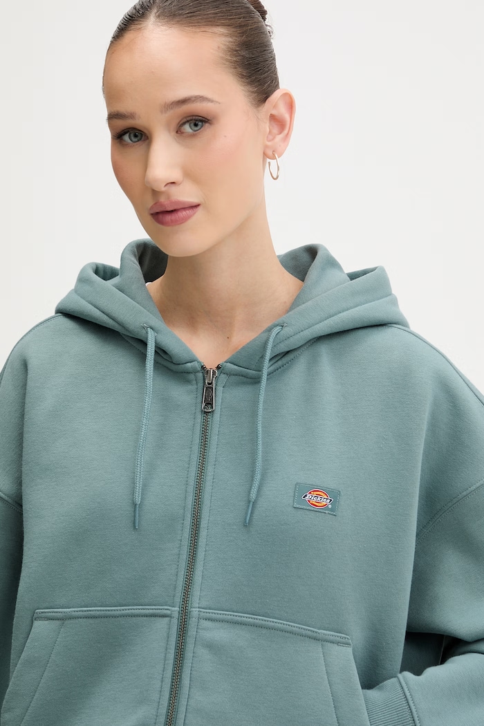 Dickies bluza rozpinana z kapturem damska turkusowy DK0A4Y1ZL371