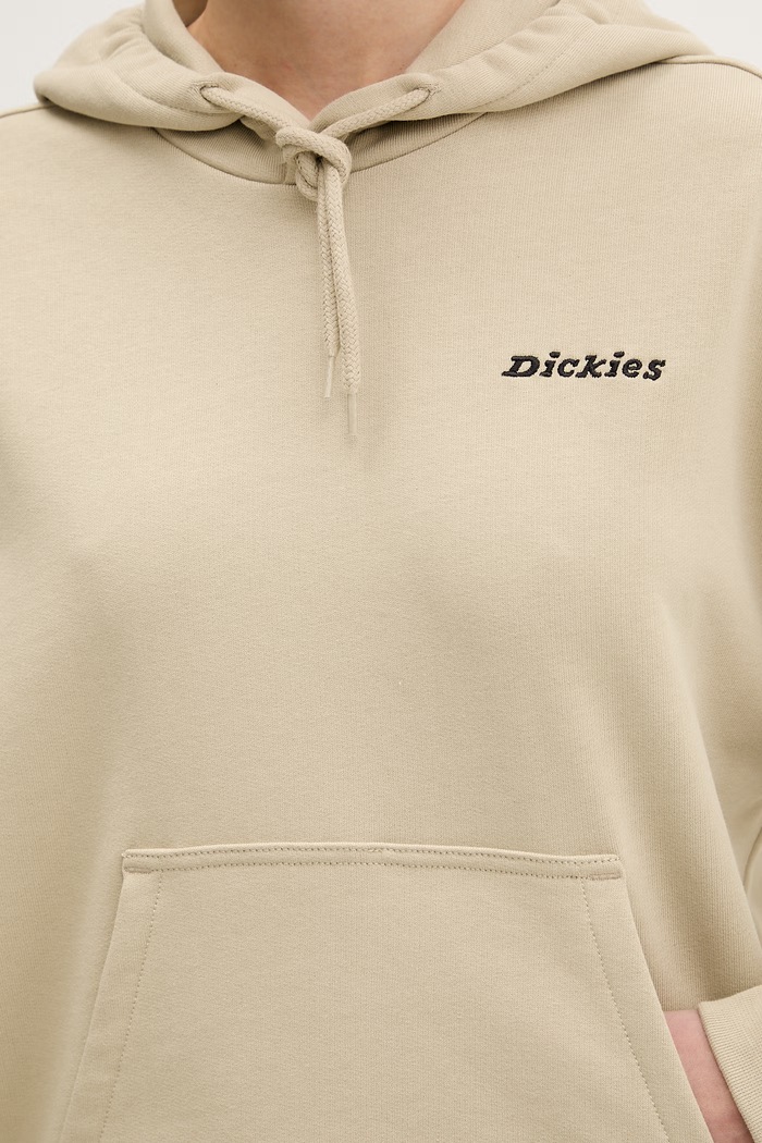 Dickies суичър с качулка женски памучен DK0A889ZL441 зелен