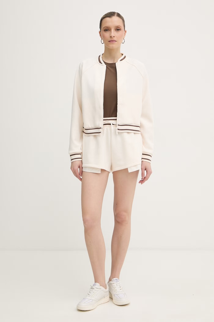 Armani Exchange dámska mikina na zips XW002071.AF10804 béžová SS26