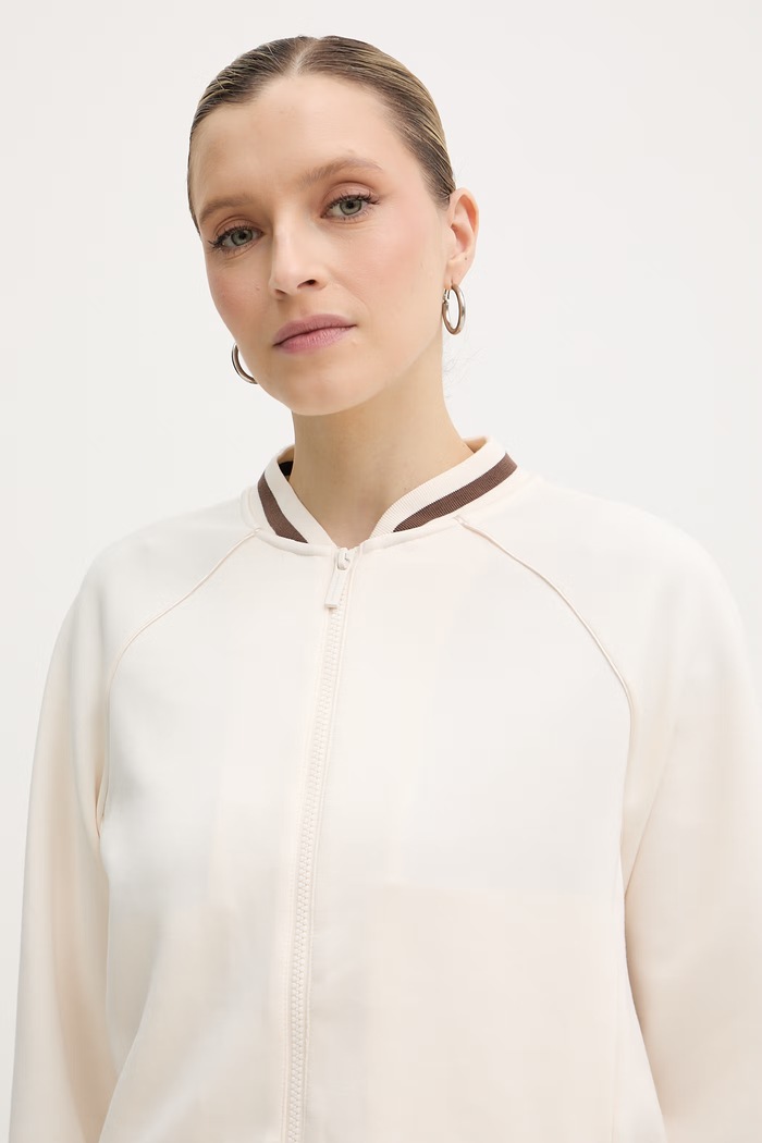 Armani Exchange dámska mikina na zips béžová XW002071.AF10804