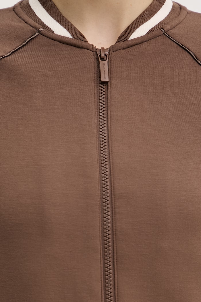 Armani Exchange dámska mikina na zips XW002071.AF10804 hnedá