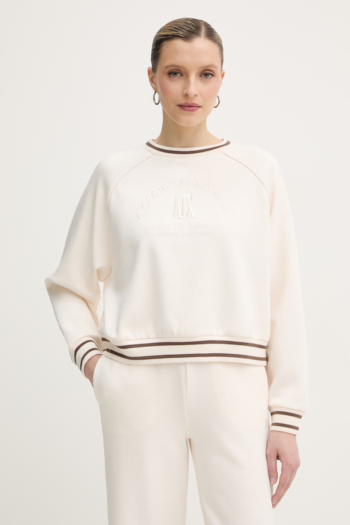 Armani Exchange dámska mikina béžová XW002072.AF10804