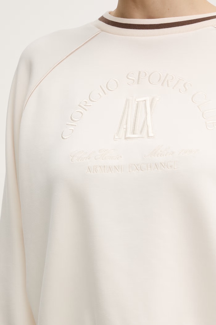 Armani Exchange dámska mikina XW002072.AF10804 béžová