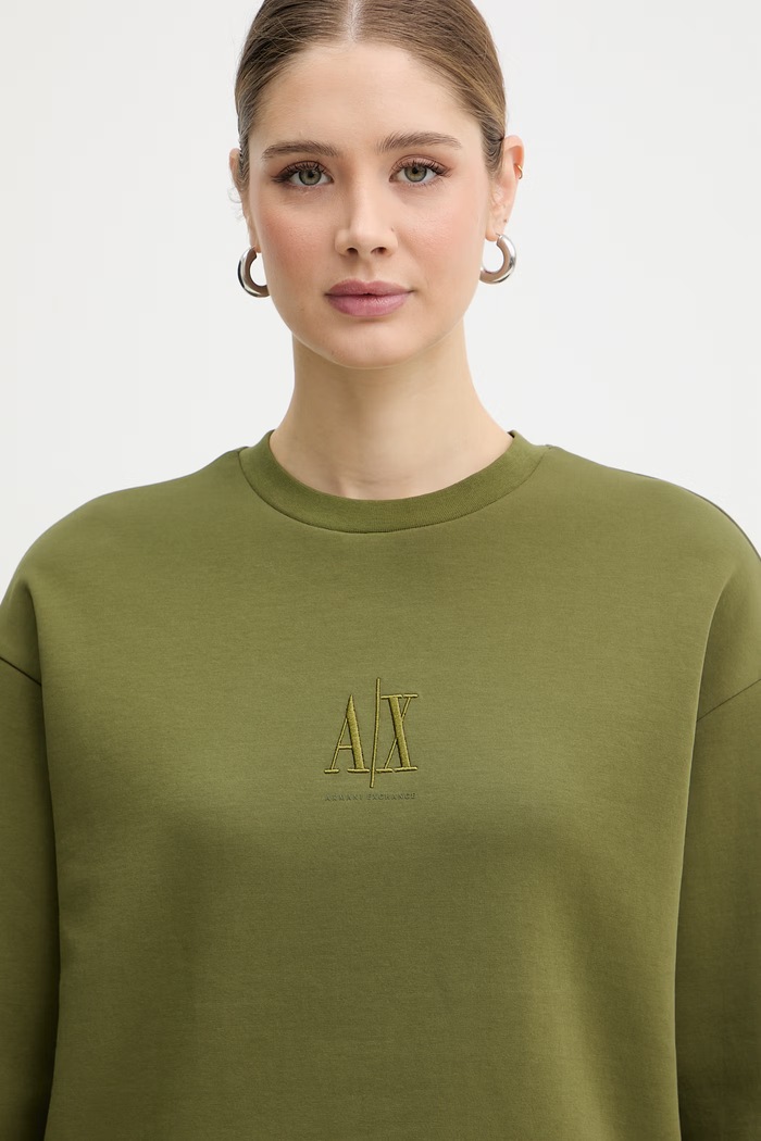 Armani Exchange ženski pulover zelena XW000821.AF10818