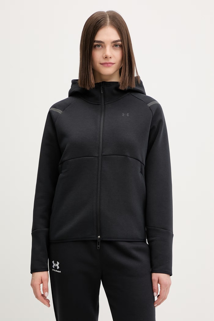 Under Armour felső Unstoppable Flc elasztánnal fekete 1379842