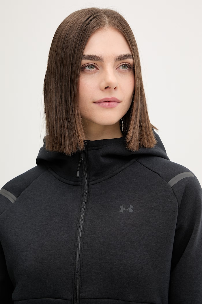Under Armour felső Unstoppable Flc fekete 1379842