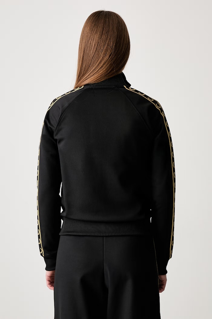 Odjeća Fred Perry dukserica na zakopčavanje za žene J4131 crna
