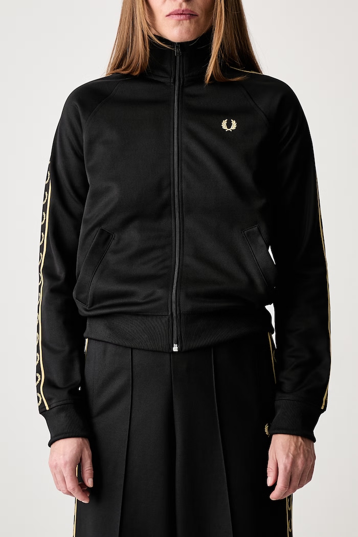 Fred Perry bluza rozpinana damska czarny J4131