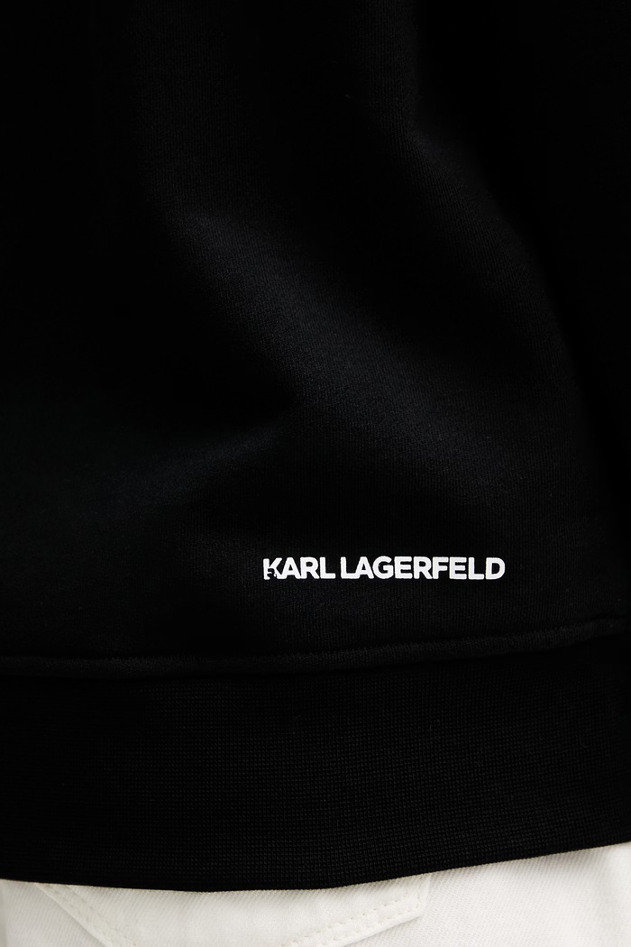 Karl Lagerfeld dámska bavlnená mikina IKON čierna B2W20022