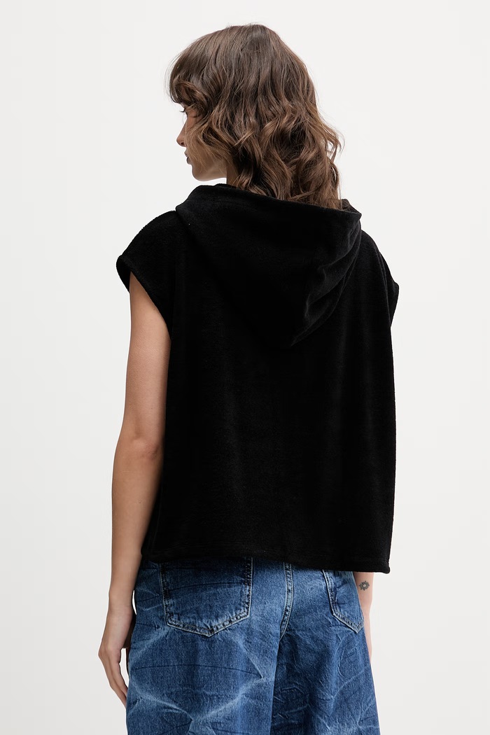 Odjeća Karl Lagerfeld Jeans oversize ženska dukserica B2W20034 crna