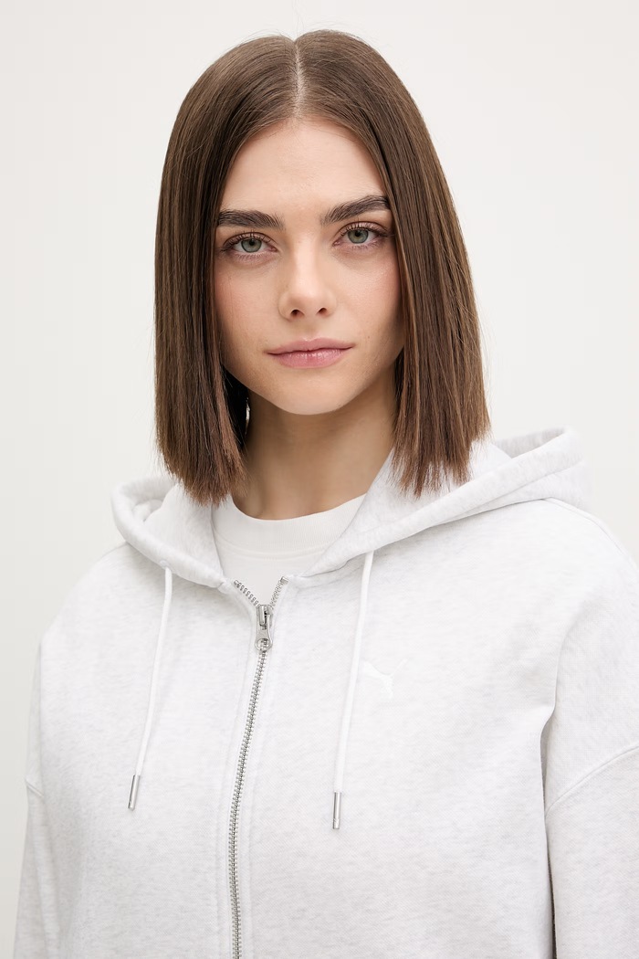 Pulover Puma ESS Full zip bež 636021