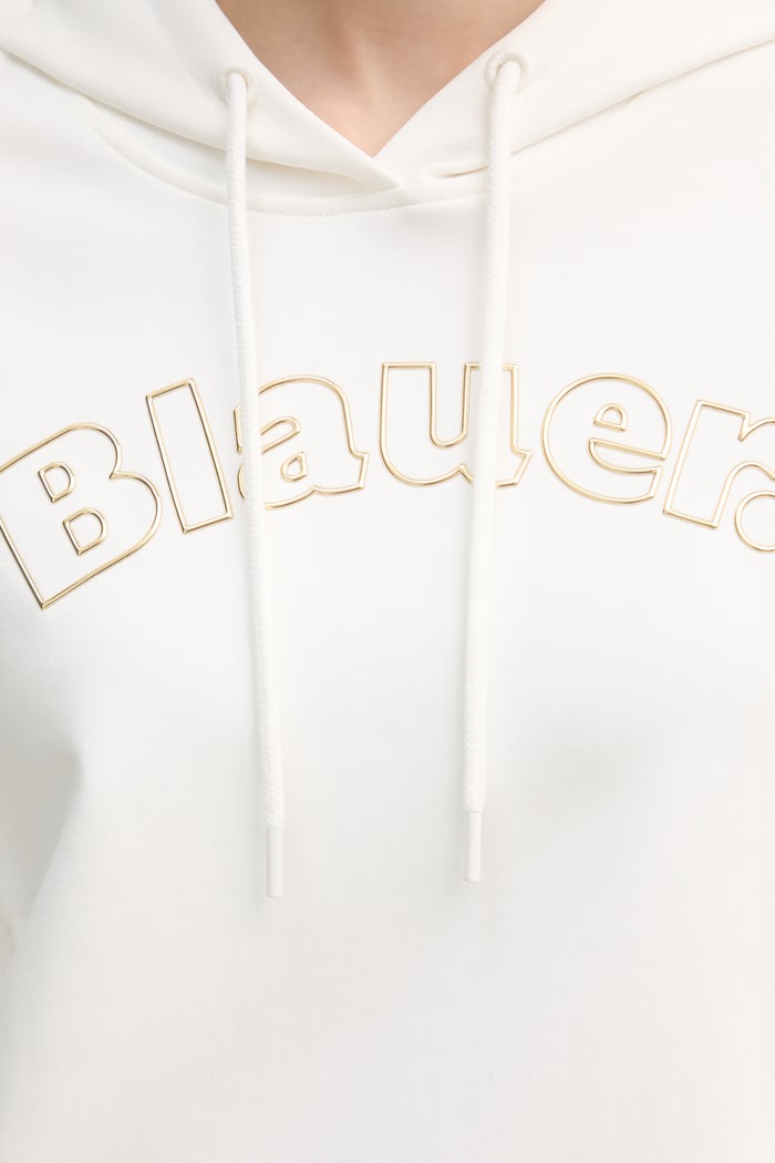 Blauer Mikina s kapucňou dámska s bavlnou FAYETTE BLDF08057 béžová