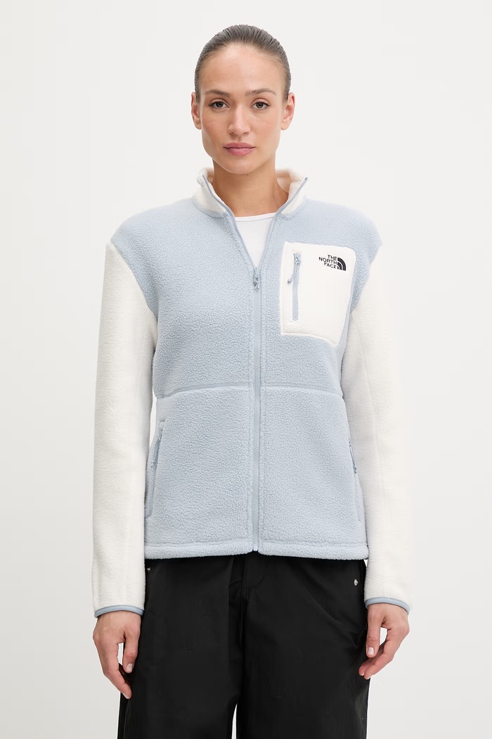 The North Face спортен суичър дамски от полар Yumiori син NF0A8E88PHD1