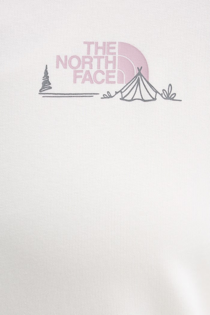The North Face μπλούζα με κουκούλα Γυναικεία βαμβακερή MONTE NF0A8GAAQLI1