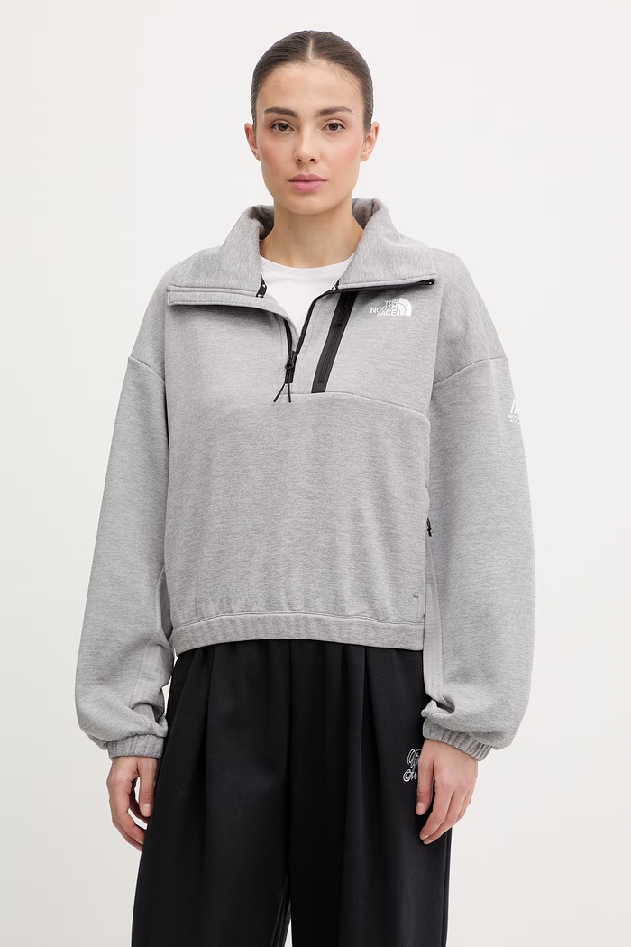 The North Face hanorac fleece pentru femei gri NF0A8BFPEB91
