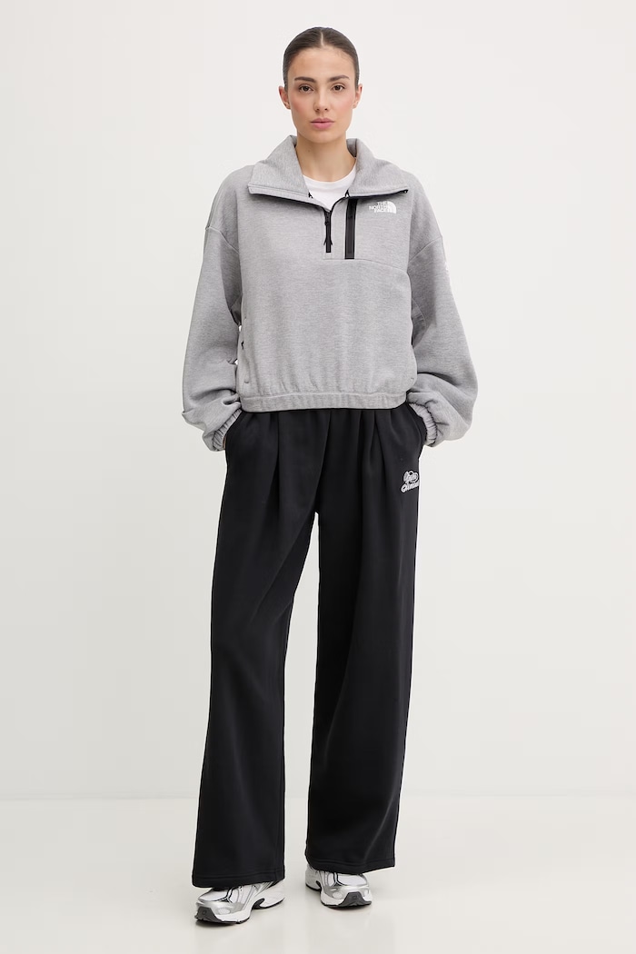 The North Face hanorac fleece pentru femei NF0A8BFPEB91 gri SS26
