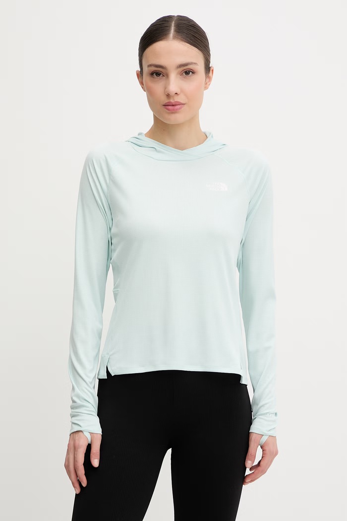The North Face dámska tréningová mikina SUNRISER tyrkysová NF0A8BN9G701