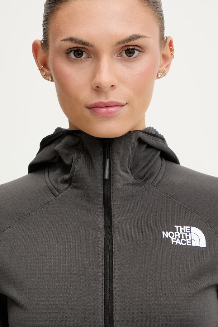 The North Face bluza rozpinana z kapturem damska szary NF0A8BSZMN81