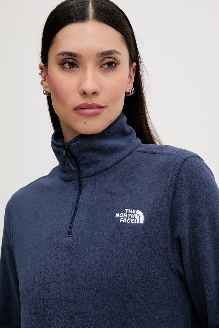 The North Face μπλούζα fleece γυναικεία σκούρο μπλε NF0A8D2J8K21