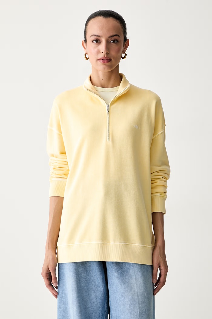 Gant bluza damska z lyocellem żółty 4201318