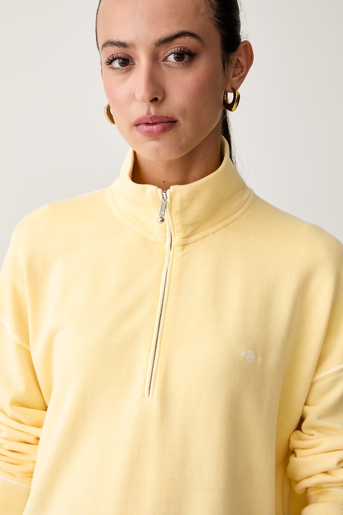 Gant bluza damska z lyocellem żółty 4201318