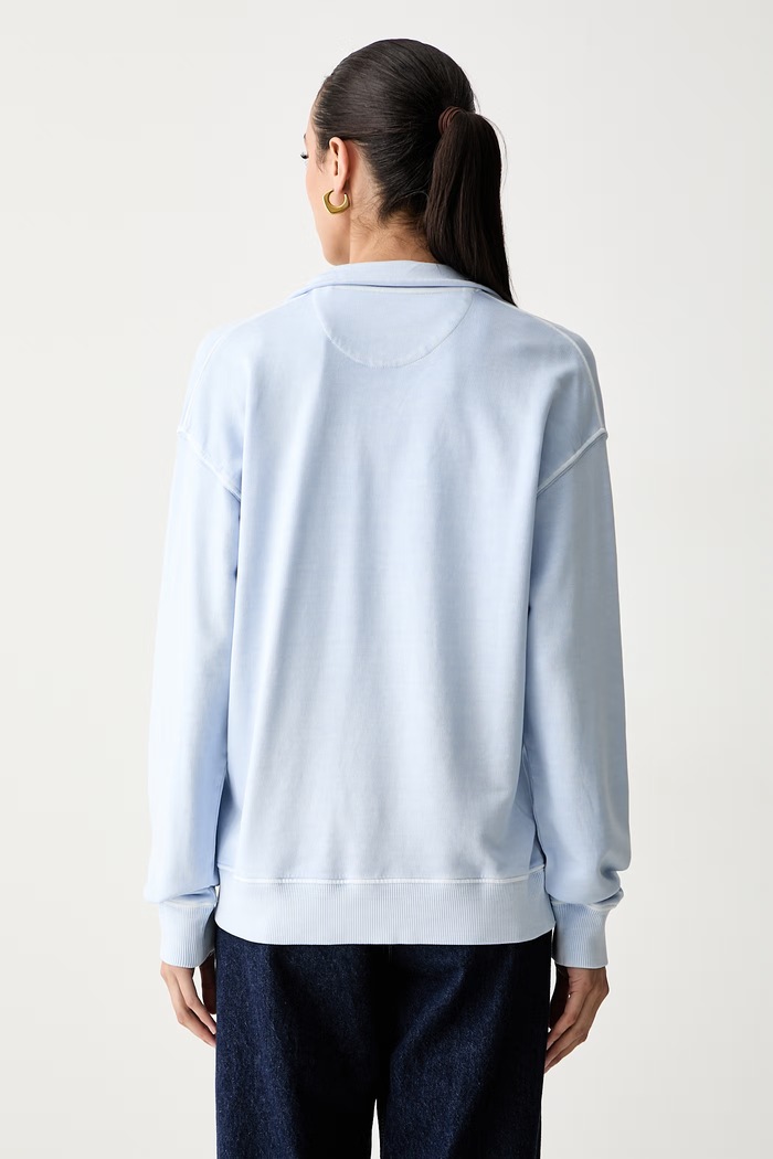 Odzież Gant bluza damska z lyocellem 4201318 niebieski