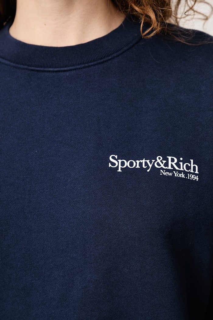 Sporty & Rich Bluza bawełniana damska ST09873091BL106