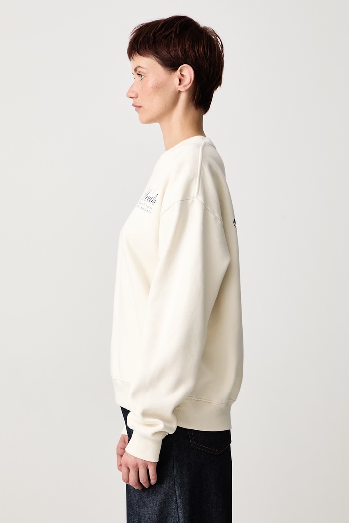 NY Health bluza bawełniana damska Sporty & Rich ST09874094WH37 beżowy