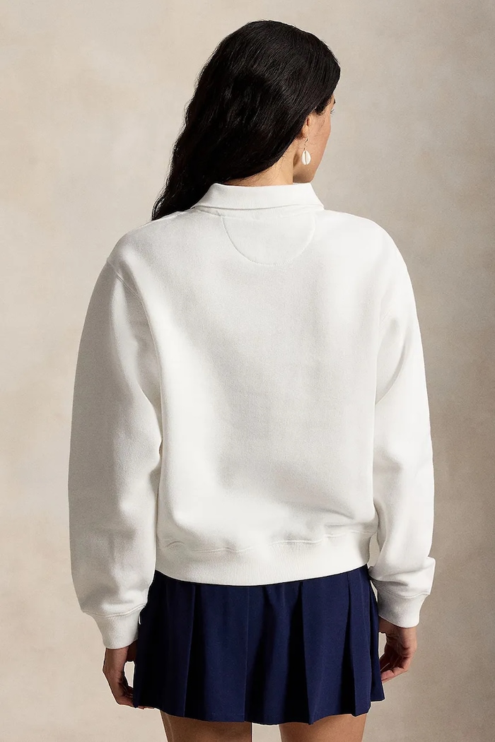 Polo Ralph Lauren bluza damska bawełniana 211B16110 biały SS26