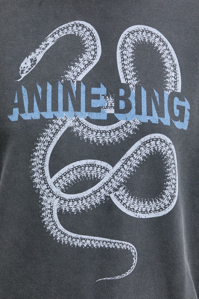 Anine Bing Harvey oversize dukserica od pamuka za žene siva A.08.12060
