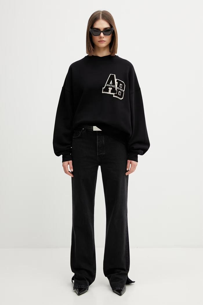 Anine Bing Miles bluza oversize bawełniana damska A.08.10074