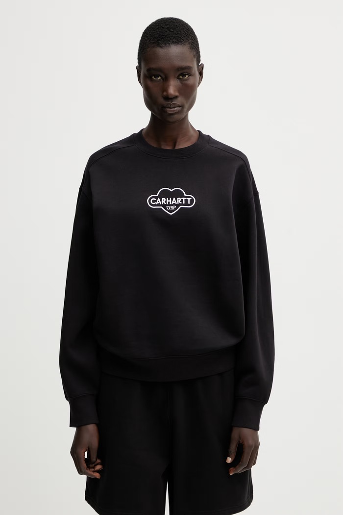 Carhartt WIP W' Cloud Heart Sweat bluza damska z bawełną czarny I036307.0D2XX