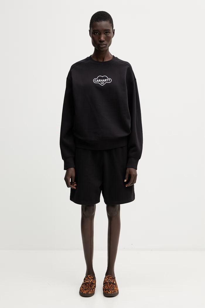 Carhartt WIP W' Cloud Heart Sweat bluza damska z bawełną I036307.0D2XX czarny