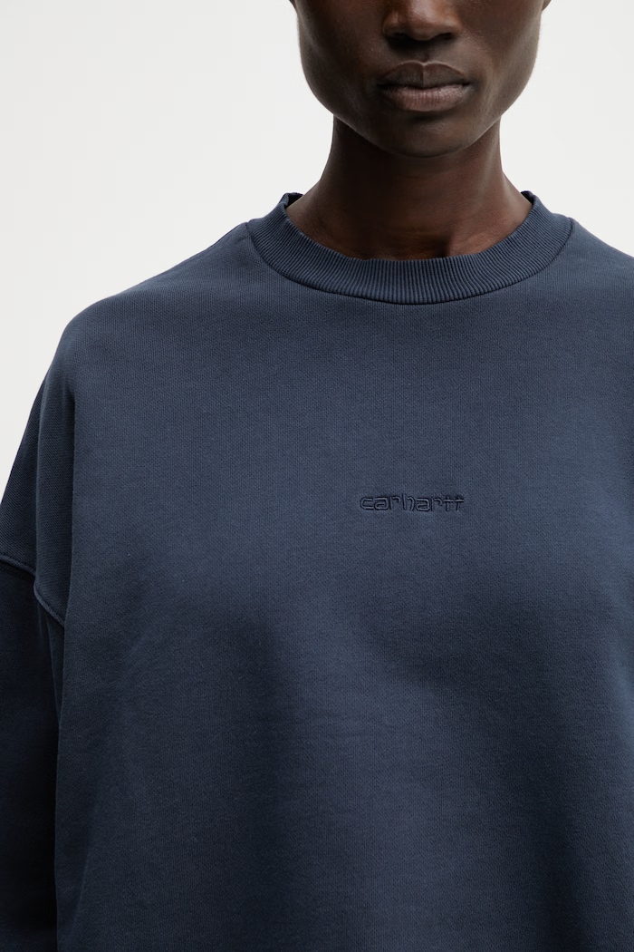 Carhartt WIP W' Benton Sweat bluza bawełniana damska granatowy I034511.3IWGD