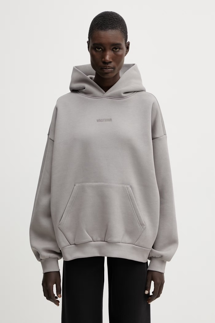 Abbigliamento WRSTBHVR Garm V5 felpa con cappuccio da donna U2026TT.3437 grigio