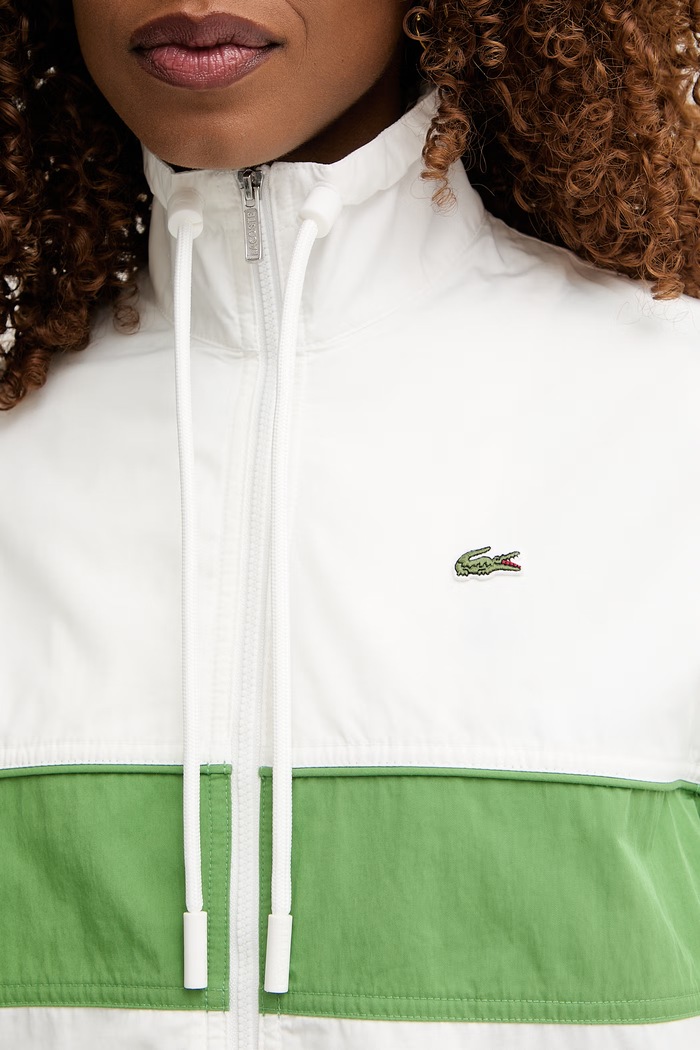 Lacoste суичър дамски с памук BF1850 бял