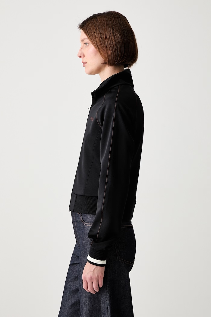 adidas Originals x Y-3 x Wales Bonner zip-up sweatshirt Women's KS3979. black SS26