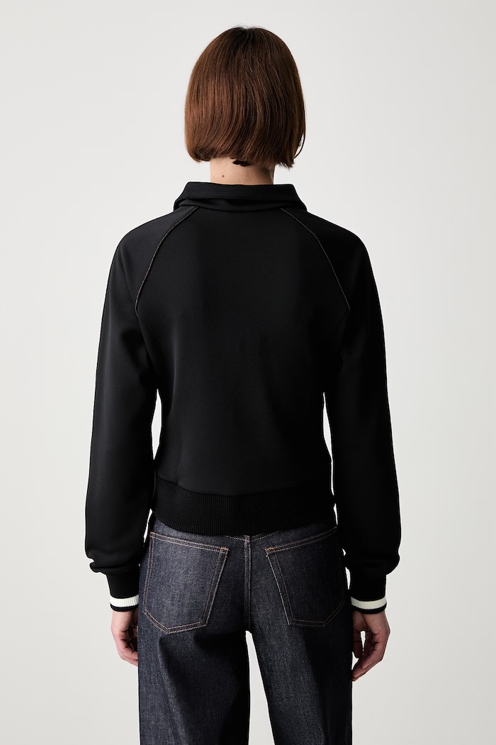 Clothing adidas Originals x Y-3 x Wales Bonner zip-up sweatshirt Women's KS3979. black