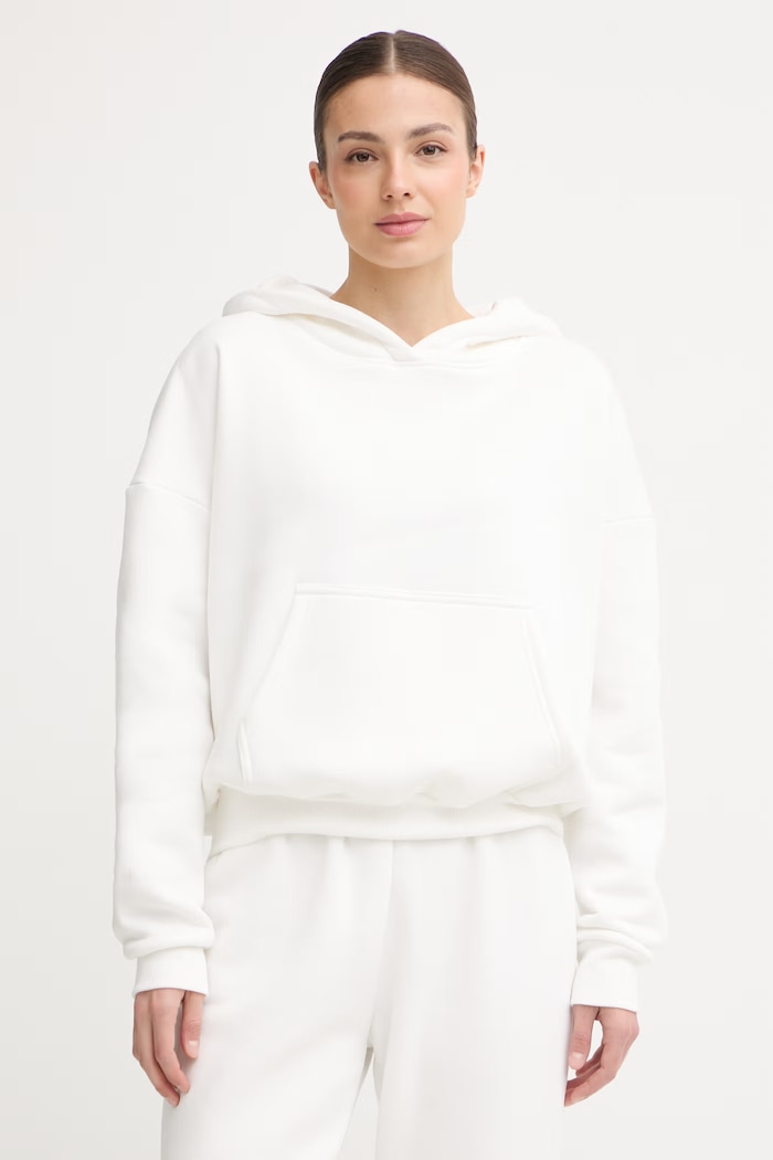 JOYINME bluza z kapturem damska Bare biały bluza.bare