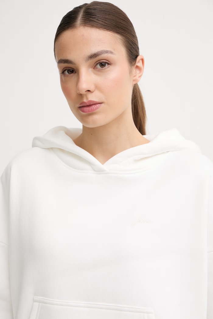 JOYINME bluza z kapturem damska Bare biały bluza.bare