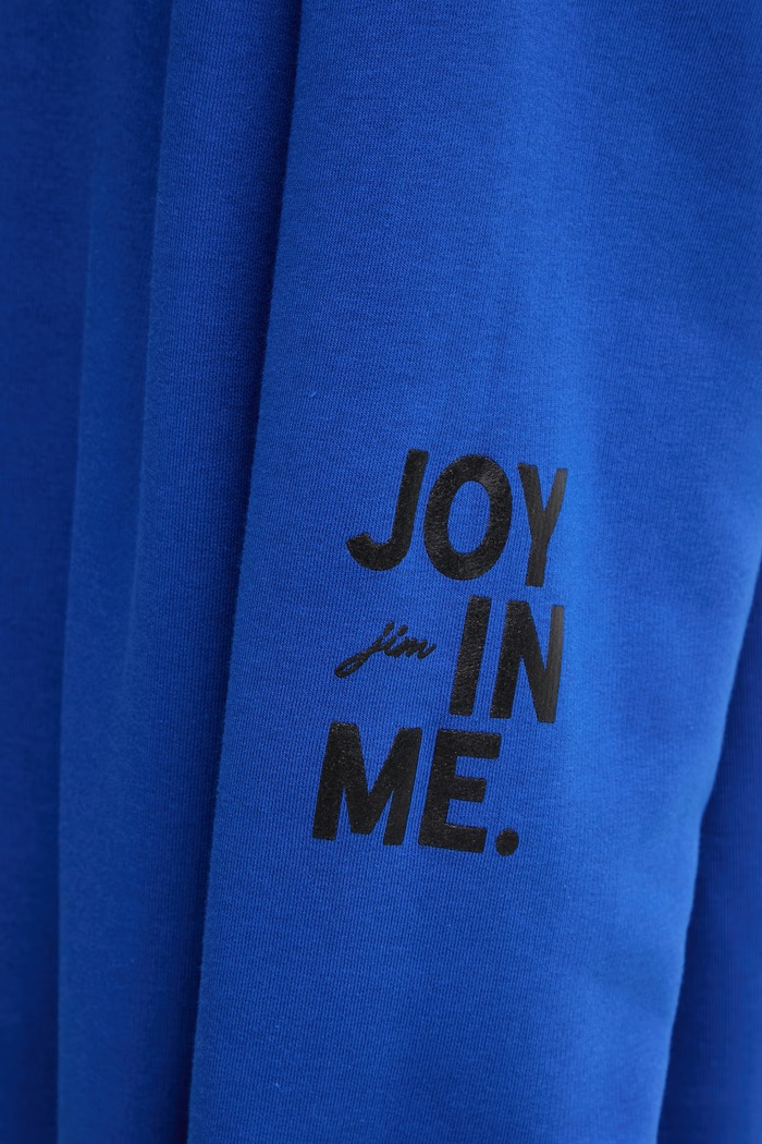 JOYINME oversize mikina dámska bavlnená Rebel bluza.soft.rebel modrá