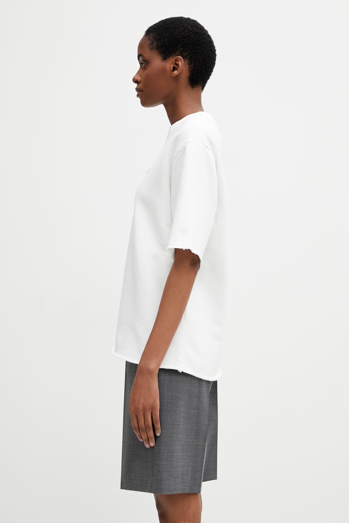 MM6 Maison Margiela T-shirt damski bawełniany S62GU0147.M25014 biały SS26