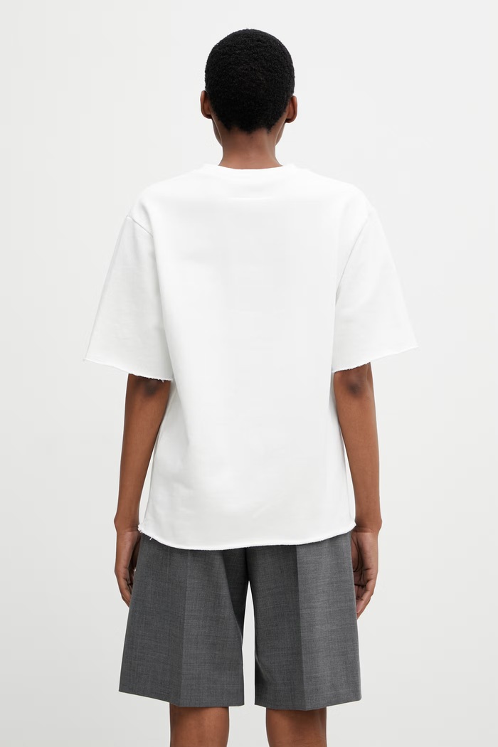 Odzież MM6 Maison Margiela T-shirt damski bawełniany S62GU0147.M25014 biały