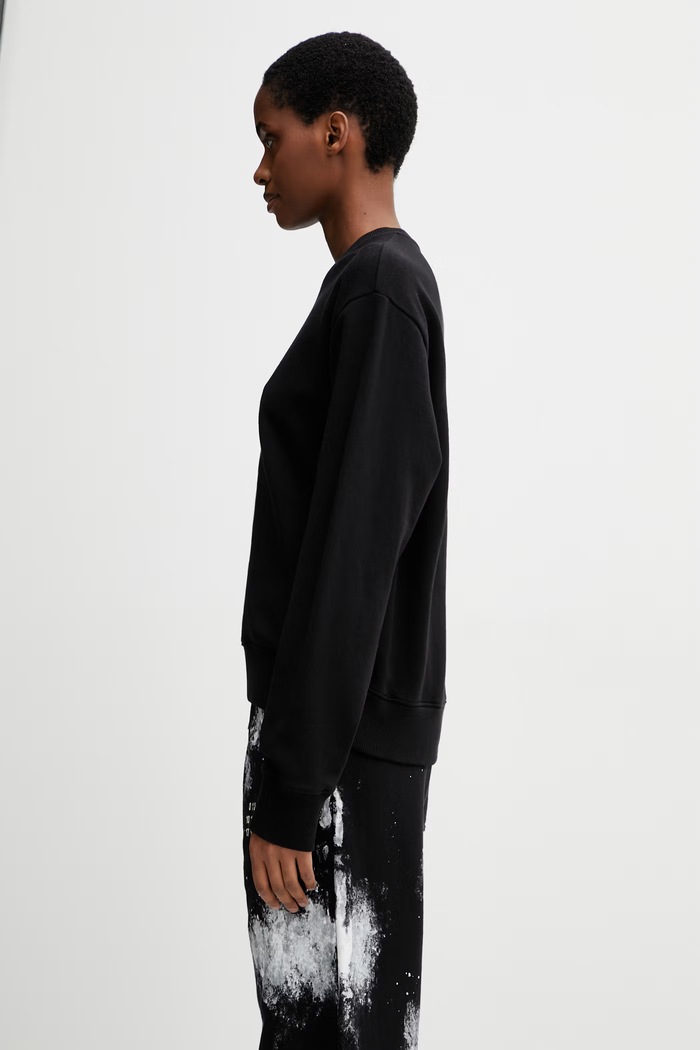 MM6 Maison Margiela mikina dámska bavlnená S62GU0145.M25014 čierna SS26