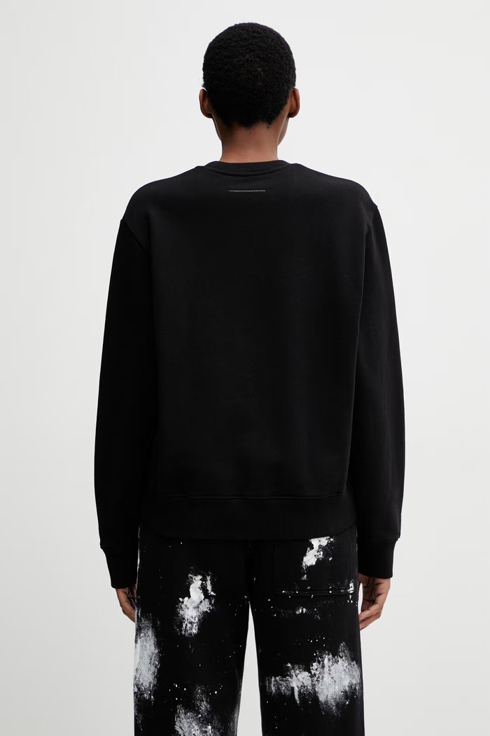 Clothing MM6 Maison Margiela Women's cotton sweatshirt S62GU0145.M25014 black