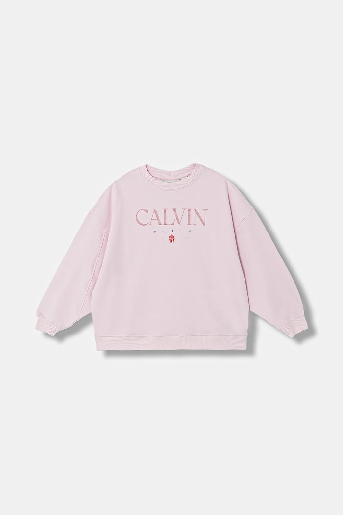 Calvin Klein Jeans gyerek felső nyomtatásos rózsaszín IG0IG03066.128.176.PPY2